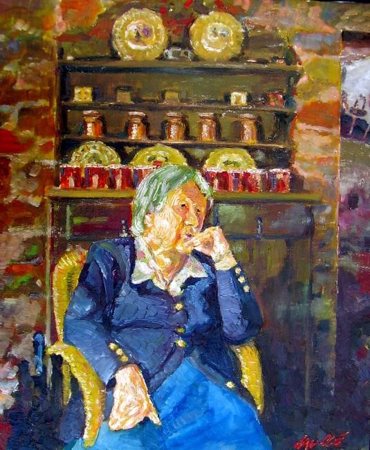 Bertrand Daullé - Portrait de la mère de l'artiste