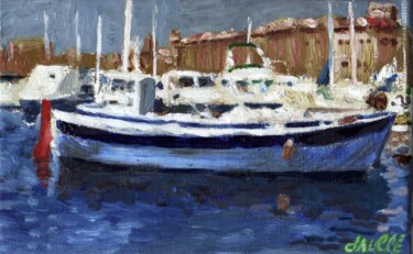 Barque sur le Vieux Port, Marseille